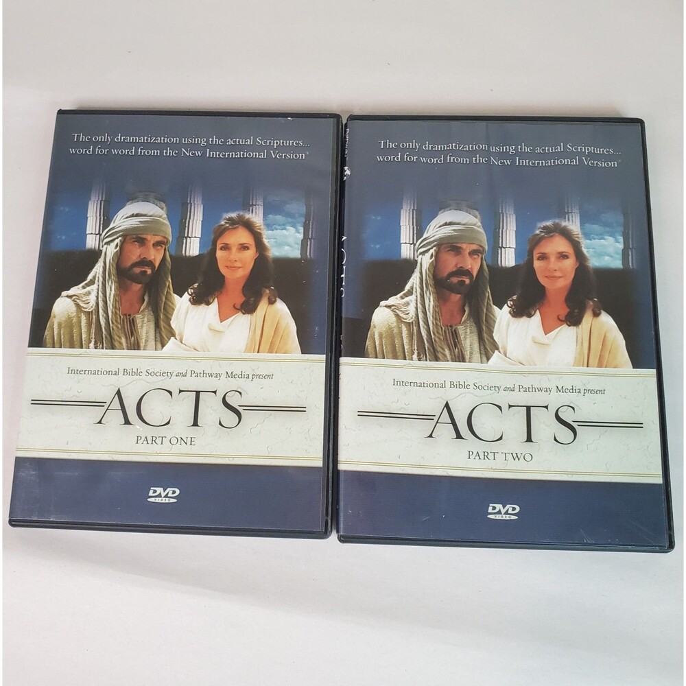 Acts Part 1/2 (DVDs) International Bible Society Home School Bible NIV UNTESTED